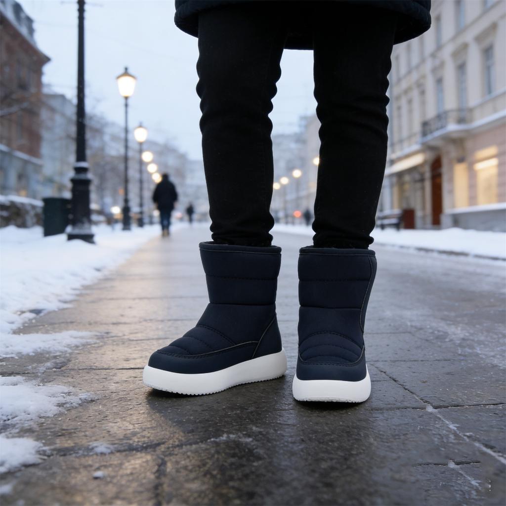 Fashion Fleece,lined Warm And Comfortable Cotton Boots