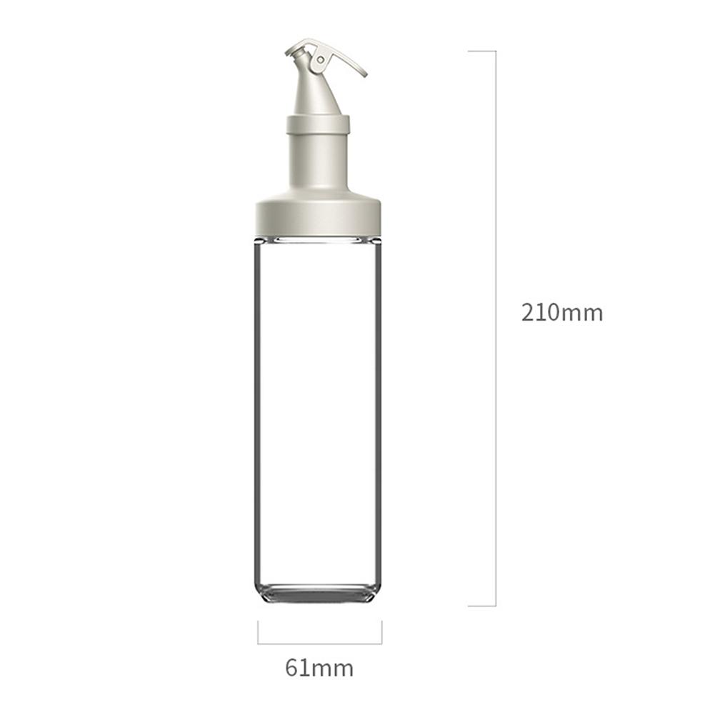 500ml Sealed Glass Oil Pot Multifunctional Condiment Dispenser Container For Oil Seasoning