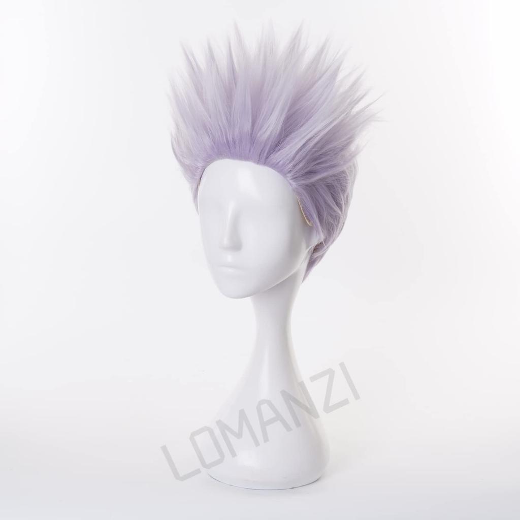 Paruka Jujutsu Kaisen Satoru Gojo Cosplay s parukou odolnou vůči teplu Cosplay Paruka Příslušenství k paruce Exkluzivně pro Anime Halloween Vánoční večírek Kostým