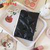 Minimalist Butterfly Knot Coin Purse Pu Material With Embellished Design For Daily Use