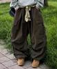 Deomail Cn Cargo Balloon Pants [Khaki Brown]