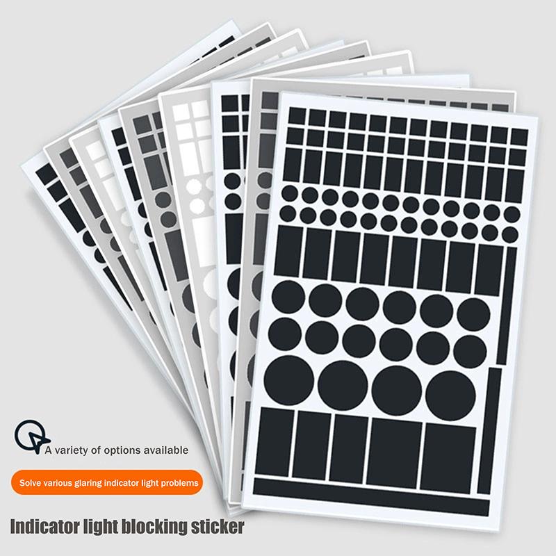 Light Dimming Stickers Light Blocking Stickers For Electronics Car Led Blackout Stickers Auto Interior Accessories