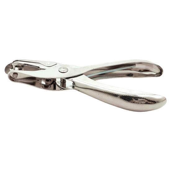 Single Hole Puncher 1/4 Inch Stainless Steel One Hole Punch Tool Handheld Small Puncher for Crafts Tags Paper Clothing Ticket