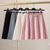 Autumn and Winter Women's Knitted Short Skirt with Elastic Belt Fashionable A-line Skirt Loose Short Skirt for Women