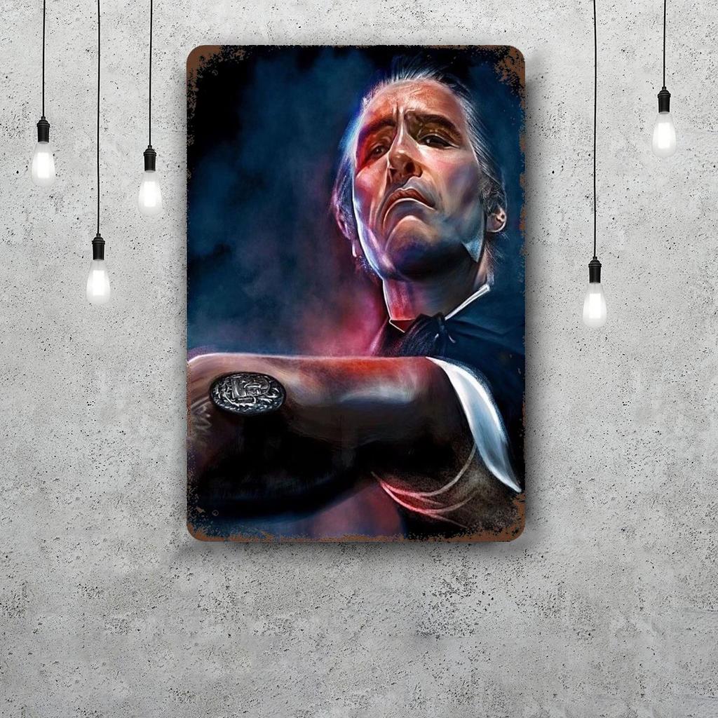 christopher lee Classic Poster Rusty Metal Plaque Retro Decorative Plate Bar Man Cave Garage Club Metal Sign Wall Decoration