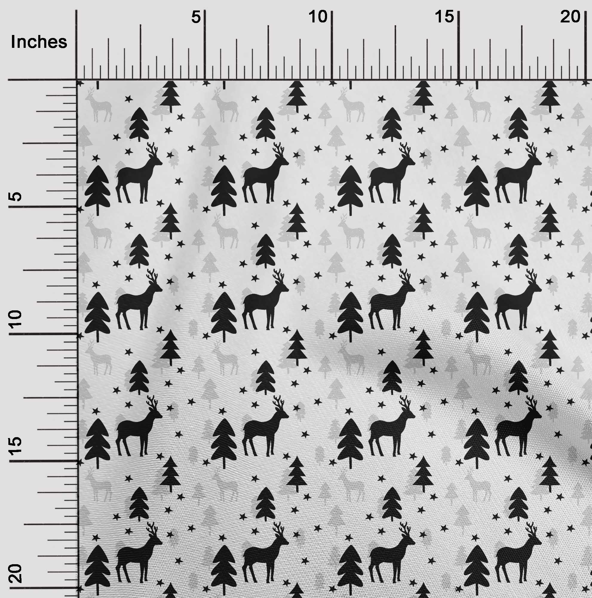 

oneOone Cotton Flex Green Fabric Merry Christmas Одяг своїми руками Тканина для стьобання Тканина з принтом 40 дюймів 42 Inch Wide - Viscose Chiffon білий