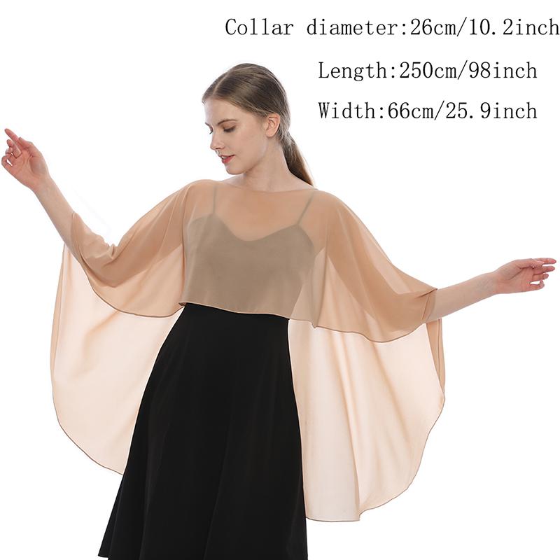 Chiffon Shawl Solid Color Summer Sun Protection Stoles For Woman Casual Long Scarf Ladies Soft Beach Poncho 250*66Cm