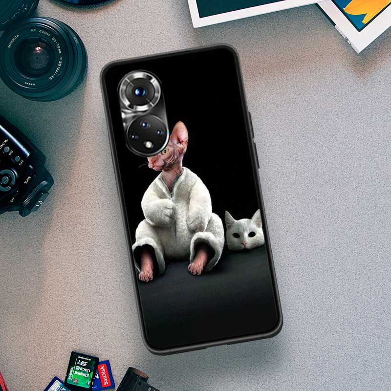 Lavaza Sphynx Sphinx Katze Telefon Fall Für Huawei P Smart 2021 Y5 Y6 Y7 Y9 Ehre 50 20 Pro 10 10I 9 9X Y9S 8 8A 8X 8S 7S Abdeckung
