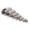 50Pcs Stainless Steel Inner Thread Self Tapping Thread Inserts Set Thread Reinforce Repair Tool