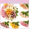 High Realistic Appearance Silk Cloth Tulips For Long-lasting Beauty