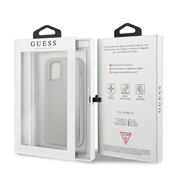 Guess Guhcp12S3D4Gtr Iphone 12 Mini5,4 Transparent Hardcase 4G 3D Pattern Collection