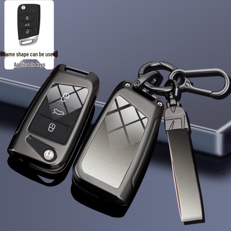 Compatible Key Case for Volkswagen Cars: 24 Sagitar, Bora, Golf 7, Tiguan L, Tayron, Yi, Magotan, and 23 Model CC.