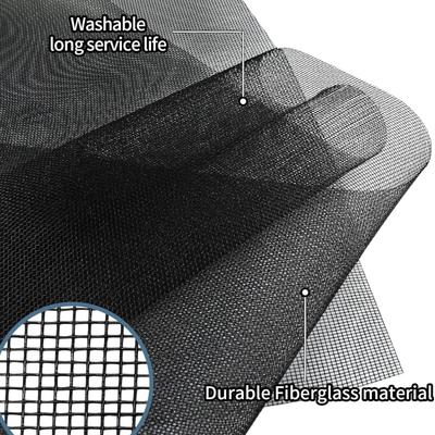 Easy To Cut Window Screen Replacement Adjustable Fiberglass Roll Screen DIY Perfect Replacement Screen for House Windows, Door,