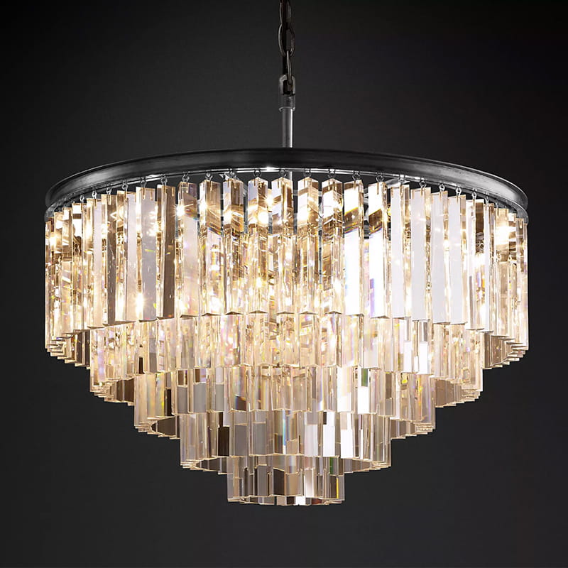 Hereford Fall XL - crystal chandelier 80cm
