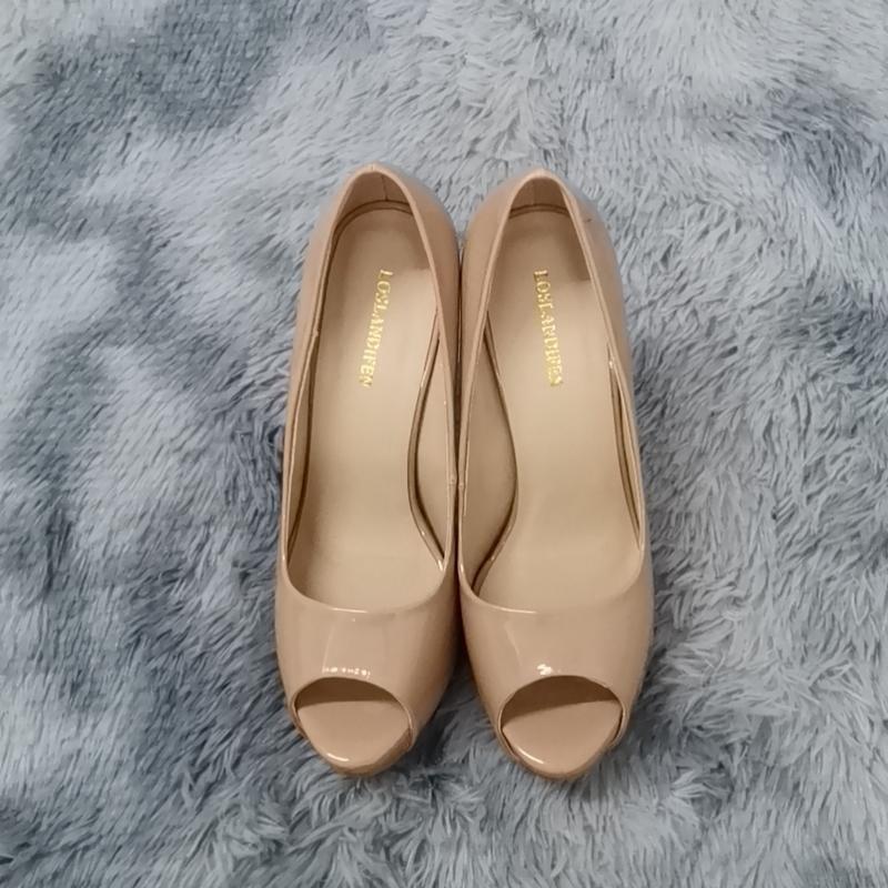 Dámské platformové lodičky na vysokém podpatku Módní Sexy S otevřenou špičkou 12cm Lakované Stilettos Gladiátorky Párty Svatba Jazzové taneční boty