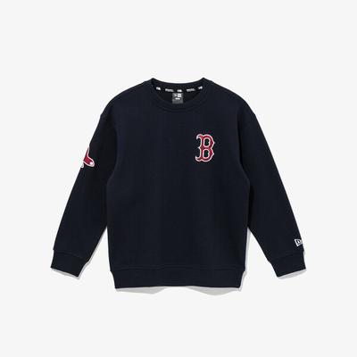 New Era Mlb Boston Red Sox Team Logo Sweat Evening Blue 14681107