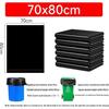 Extra Large Thickened Black Garbage Bags for Outdoor, Catering, and Sanitation Use