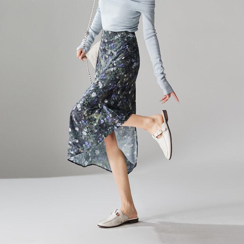 SOFSIL 2026 Floral A-line Mid-length Skirt 30/XXL