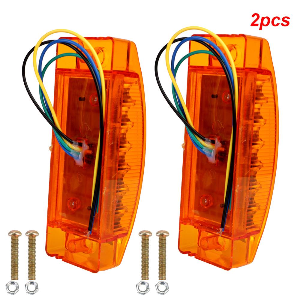 24V 12V Tailights Car Brake Stop Lights Rear Warning 21 LED Tail Light Indicators Truck Side Marker Lamps DRL Day Running Lights