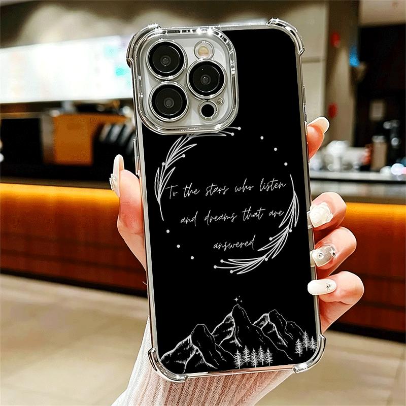 

A Court of Mist Fury VELARIS City Plating Phone Case For Iphone 16 17 Pro Max Air 16E 14 15 Plus 12 13 Mini Anti-Fall Airabag Co iPhone 16 Pro