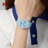 OFNS Waterproof Quartz Watch: Simple, Luminous, Silent, Three-Eye, Six-Hand Wristwatch for Men & Women.