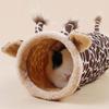 Small Pet Tunnel Hideout Portable Rabbit for Play Tube Foldable Tunnels Safe Non Toxic for Kitten Bunny Easy Storag X3UC