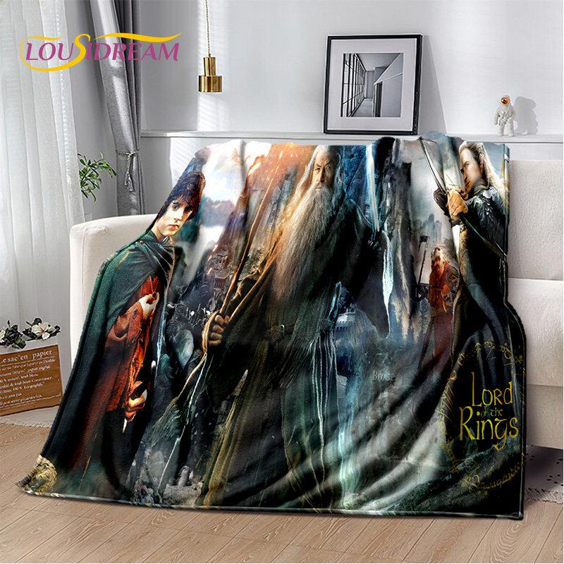 L-Lord of the Rings H-Hobbit Soft Plush Blanket,Flannel Blanket Throw Blanket for Living Room Bedroom Bed Sofa Picnic Cover Kids
