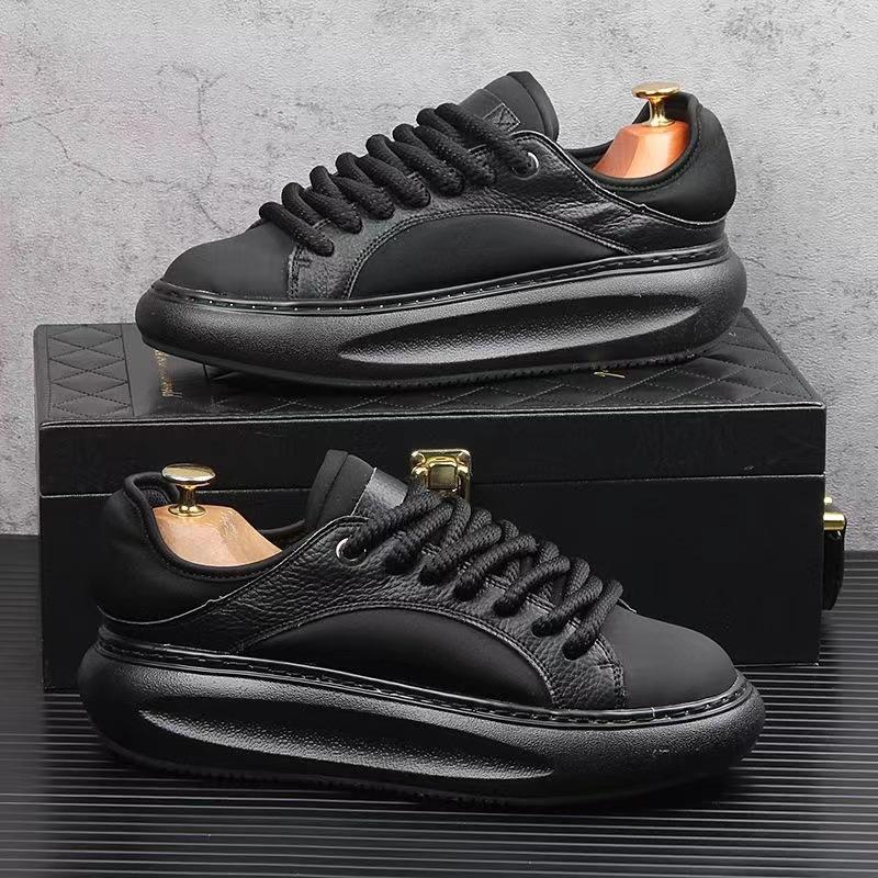 

Распродажа Мужская обувь Новая толстая подошва дышащая сетчатая обувь для любителей летних кроссовок 41 чёрный