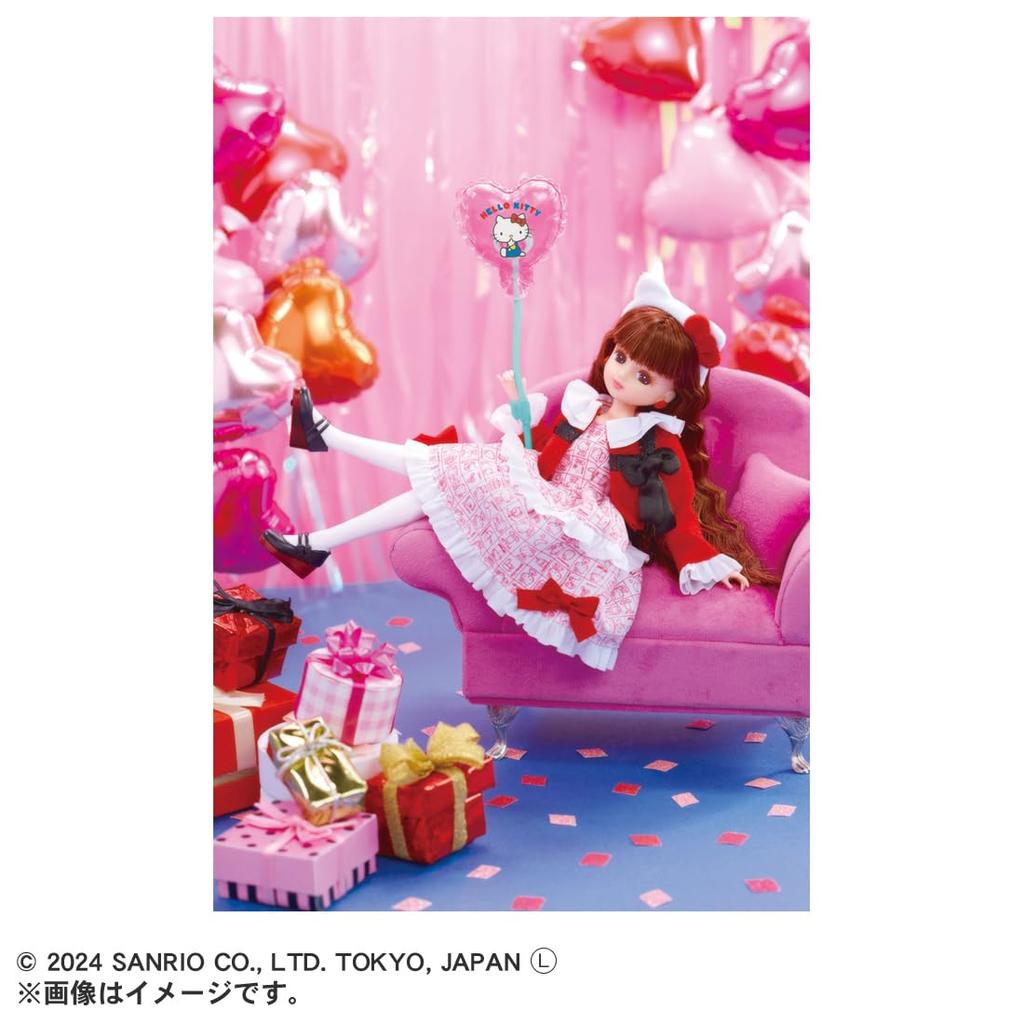 Takara Tomy Licca Doll Photogenic Licca Hello Kitty 50th Anniversary Style