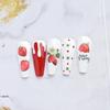 Summer Fruit Nail Art Stickers: Lemon, Strawberry, Peach Decals with Self-Adhesive