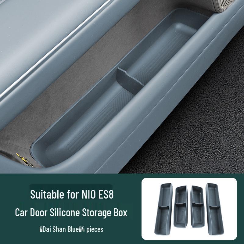 Compatible Silicone Storage Mat Organizer for 26 Nio ES8 Car Door Models