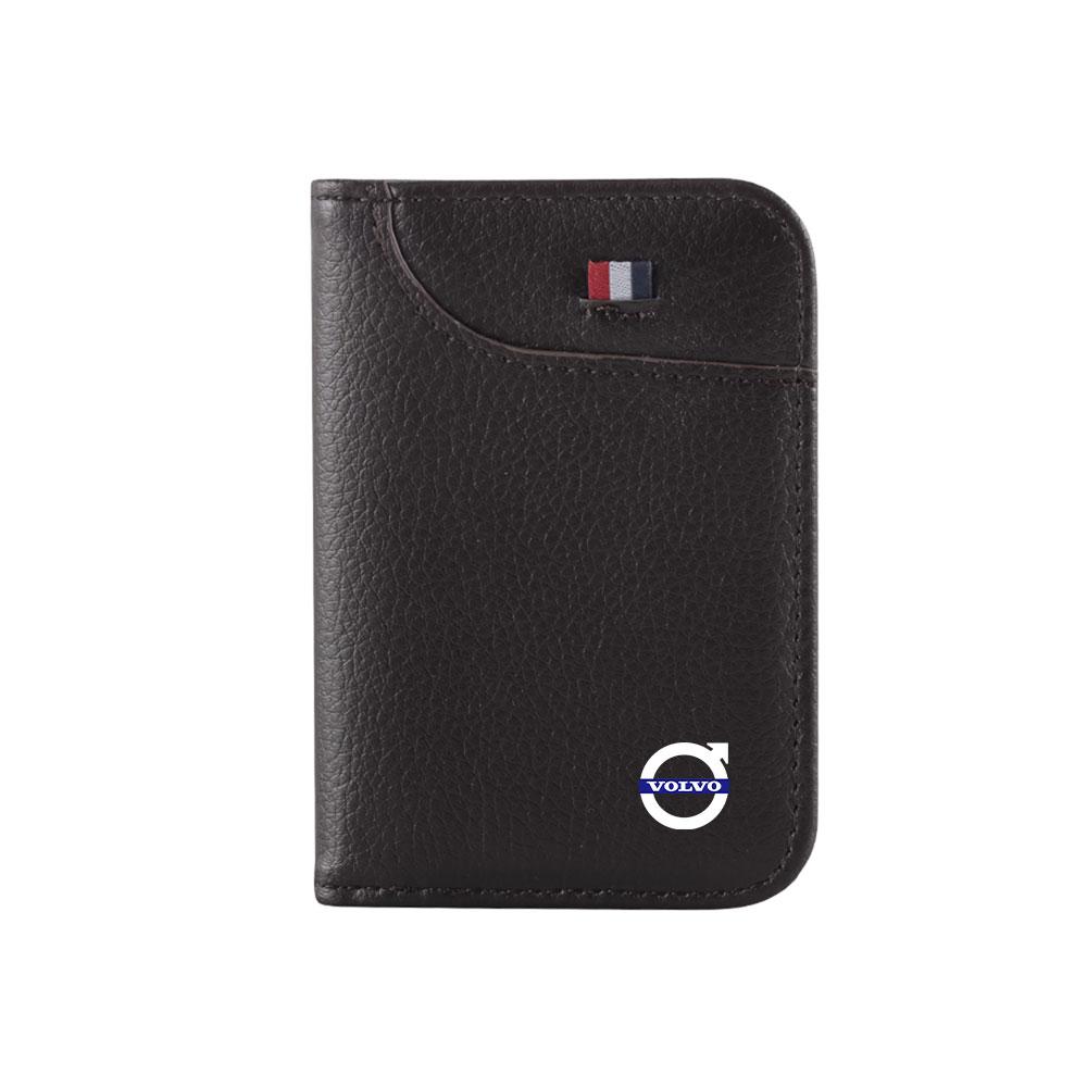 Car Emblems Wallet Card Documents Storage Pocket For Volvo Volvo T6 AWD C30 C40 C50 C70 S40 S60 S70 S80 S90 V40 V50 XC90 XC90