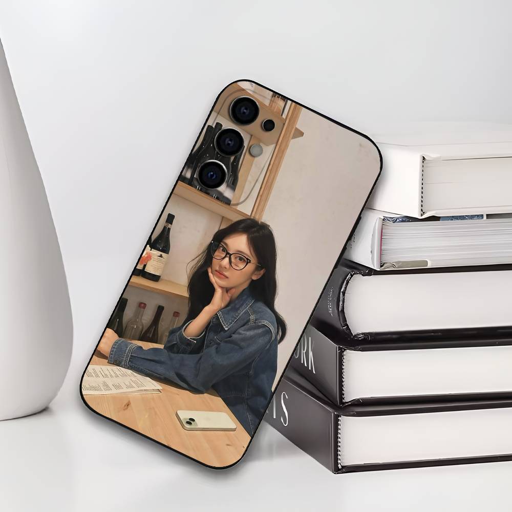 N-Ningning A-AespaS Phone Case For Samsung S25,S24,S21,S22,S23,S30,Ultra,S20,Plus,Fe,Lite,Soft Black Cover