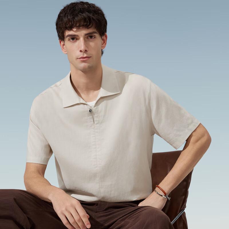 Judger Men s Linen Blend Polo Shirt 3XL