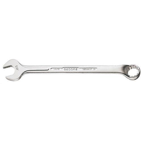 Clé mixte contre-coudée 10 mm - GEDORE - 1 B 10 - Acier vanadium 31CrV3 chromé
