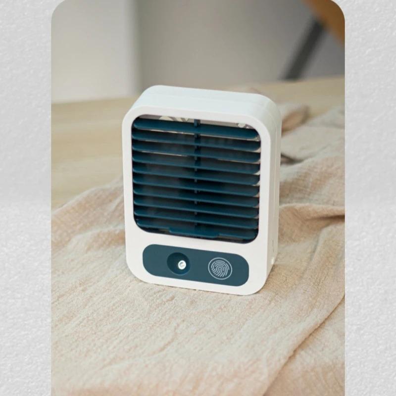 Cooling Fan 1pc Electric Turbine Semiconductor Ice Compress Handheld Tower Shaking Head Crystal Spray Fan