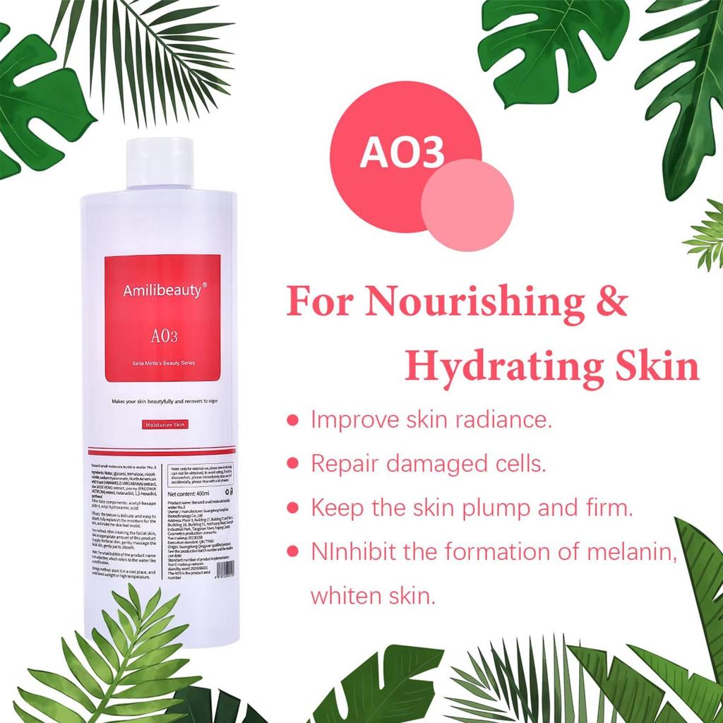 3 teile/los 1200ML Hydra Flüssigkeit Gesicht Serum Gesichts Aqua Peel Lösung AS1 SA2 AO3 Für Schönheit Maschine Hautpflege Tiefe Reinigung