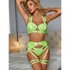 Hot Sexy Naughty Lingerie See Through Floral Lace Bra Hollow Out Anal Set Fancy Underwear Women Intimate Kit Romantic Apparel