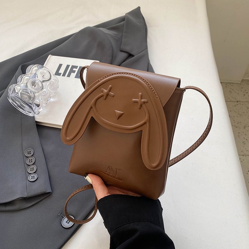 Small Bag for Mobile Phone Female 2024 New Arrival Tide Cute Fashion Rabbit Pattern Bag Small Square Bag Spring and Summer High Quality Crossbody Bag