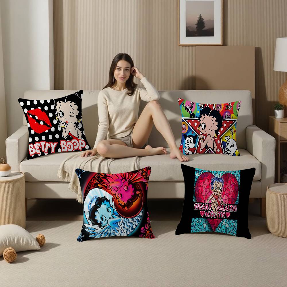 B-Betty Doll B-Boop Girl Pillowcases Home Bedding Decorative Pillow Cover Wedding Super Soft Pillow Case