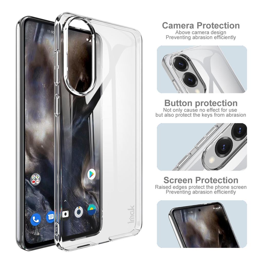 For Samsung Galaxy S25 Edge 5G Phone Case IMAK Wings II Wear Resistant Crystal Pro Case