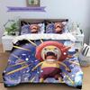 Set cu cuvertură și fețe de pernă cu model de desene animate Decorare casă Cadou de ziua de naștere (1 * husă de pilotă + 2 * fețe de pernă, fără miez)