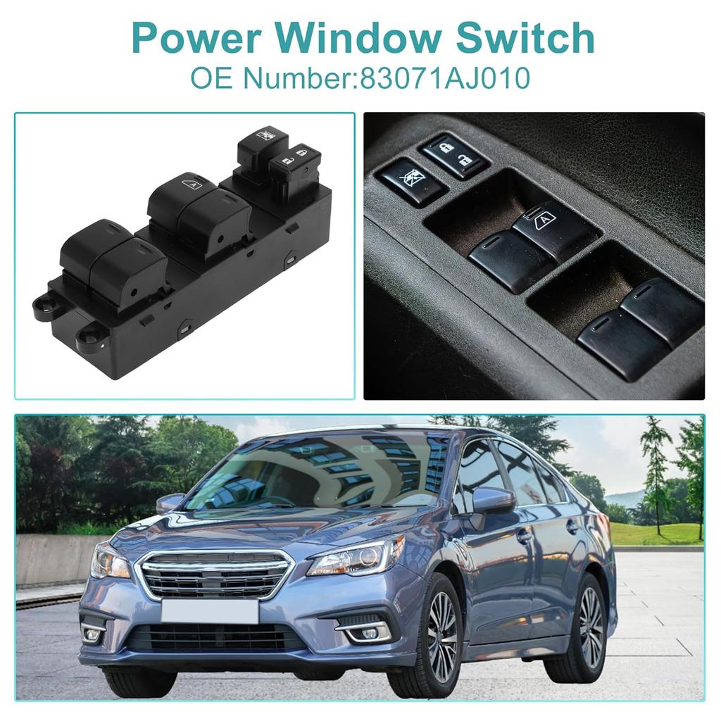 ACROPIX 1 AUTO Power Window Switch for Subaru Legacy Outback 2010-2012 No.83071AJ010 Front Left Driver Side Window Control Switch