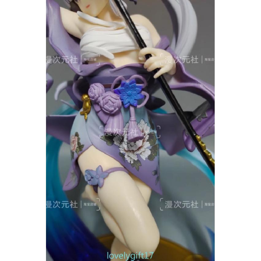 Genshin Impact Kamisato Ayaka Anime Figure PVC Model Statue Doll Toys No Box