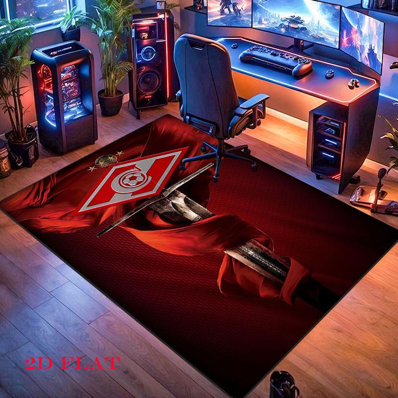 Spartak Moscow Dream Carpet Rug for Living Room Bedroom Home Sofa Decoration,Kids play Nonslip Floor Mat
