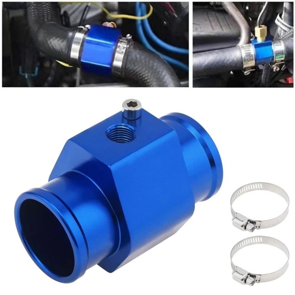 Aluminum Temperature Joint Pipe 28mm Water Temp Gauge Pipe Adapter Radiator Hose Adapter  Car