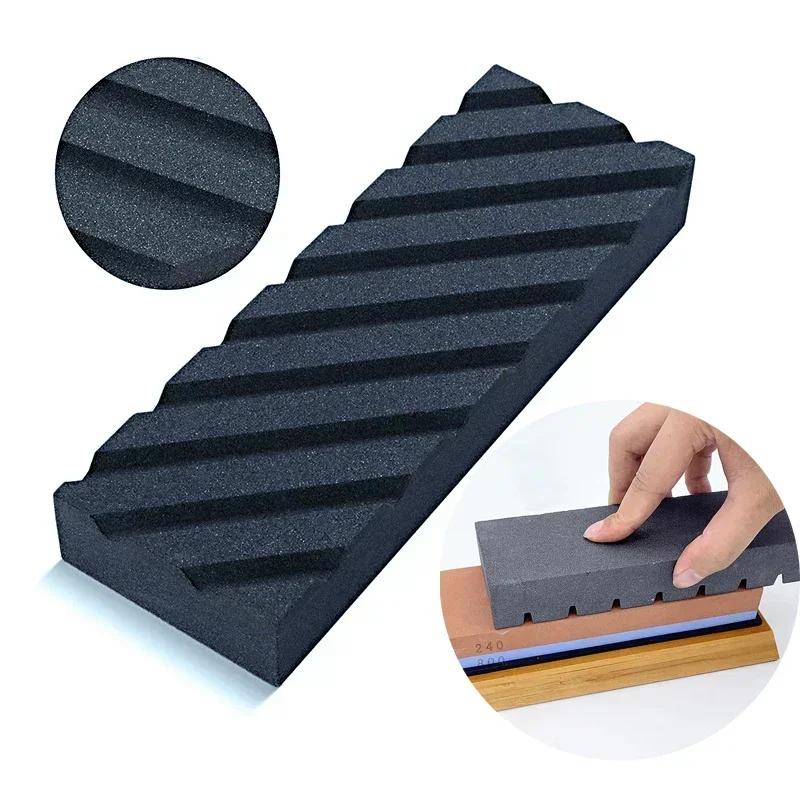 

400 1000 3000 Grit Double-sided Sharpening Stone Base Angle Guide Set Kitchen Knife Sharpener Grinding Whetstone Apex Egde Blade Double-Sided