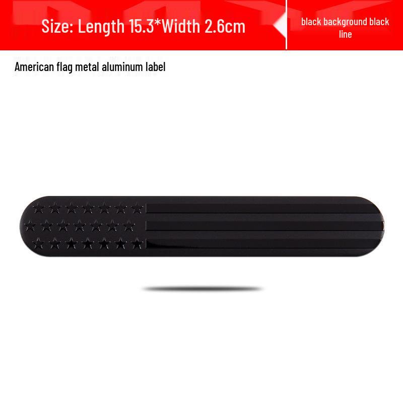 

Алюминиевая наклейка с флагом США для окна грузовика или национального украшения