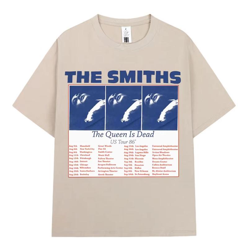 The Smiths The Queen Is Dead Maglietta Anni '80 Indie Morrissey Maglietta Oversize Vintage Punk Rock Band Magliette Streetwear Unisex