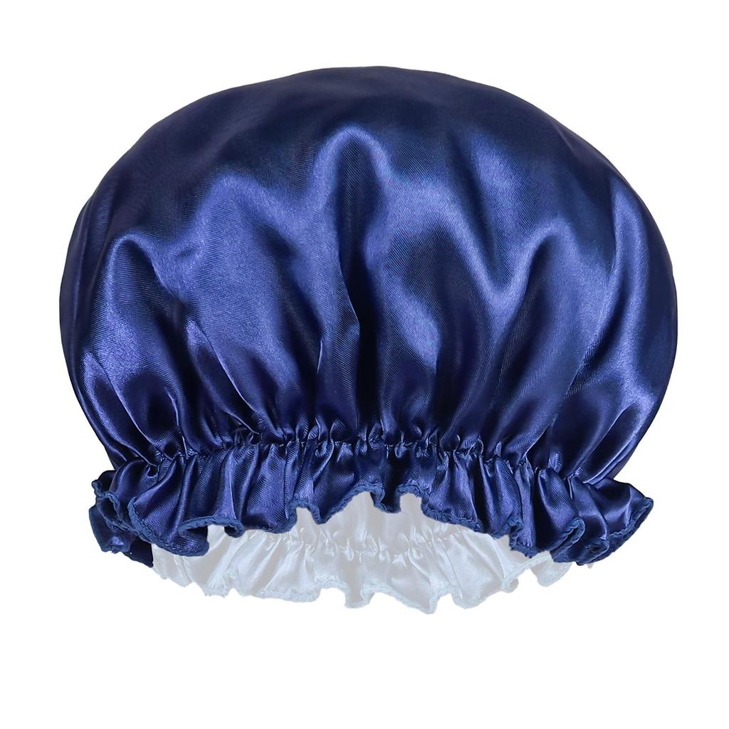 Satin Sovmössa för Kvinnor - Enkel Huvudbonad för Hemma, Bad, Efter Förlossning eller Cellgiftsbehandling